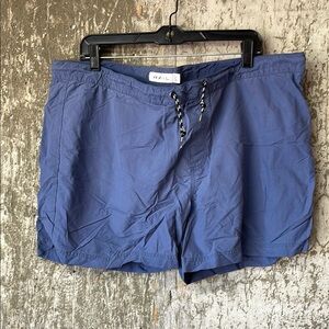 THE RAIL Men's Black Swim Shorts Size XL in Blue
